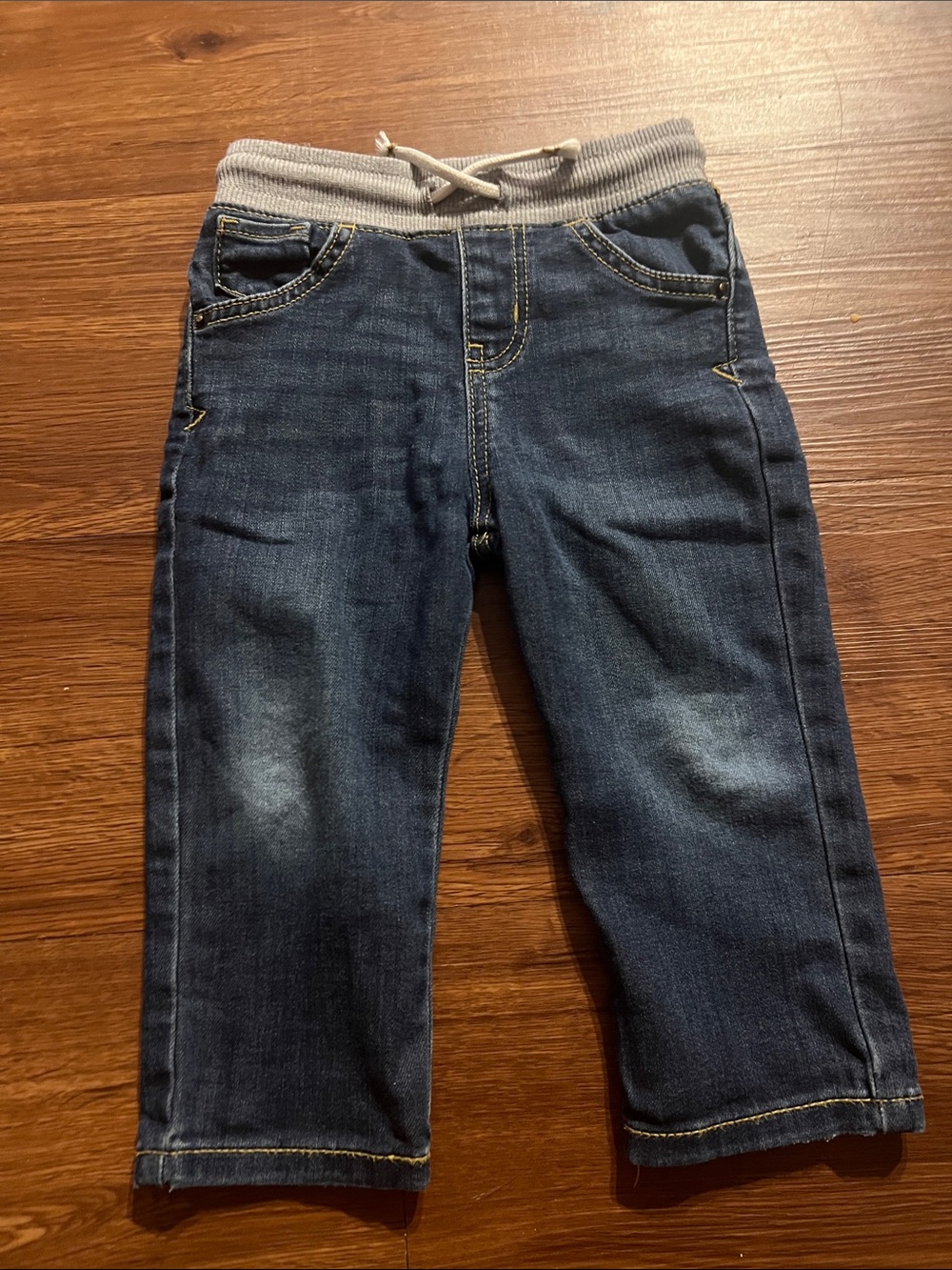 Toddler boys Cat & Jack Navy Pull-On Denim Jogger Pants